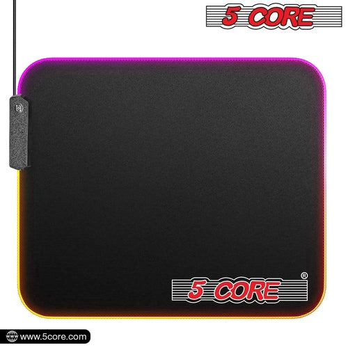 Gaming mouse pad. RGB with 12 light modes and 2 lighting zones.