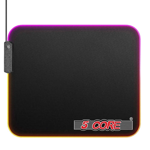 Gaming mouse pad. RGB with 12 light modes and 2 lighting zones.