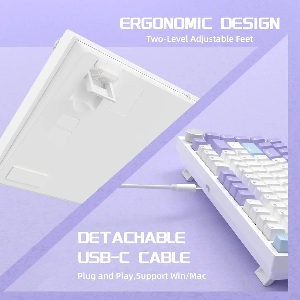 AJAZZ AK820 - Teclado mecánico, diseño del 75%