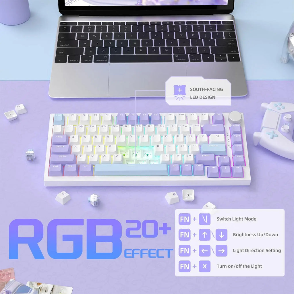 AJAZZ AK820 - Teclado mecánico, diseño del 75%