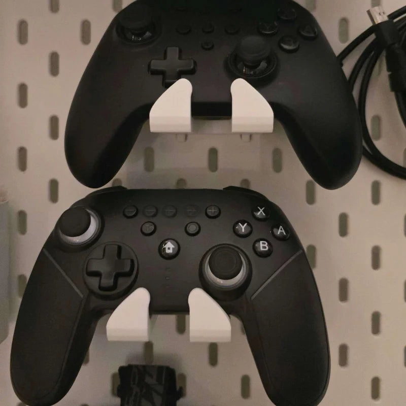 Soporte de pared para mando de videojuegos para tablero perforado
