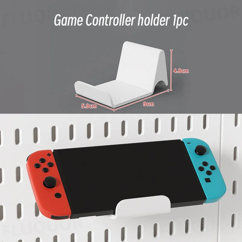 Tablero perforado para sala de juegos, muy personalizable