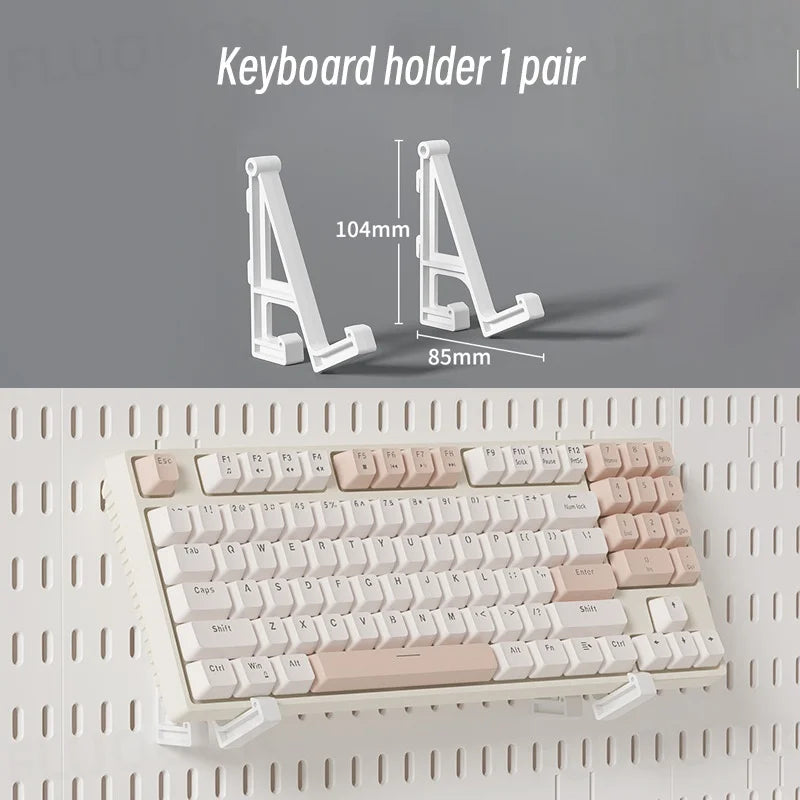 Tablero perforado para sala de juegos, muy personalizable