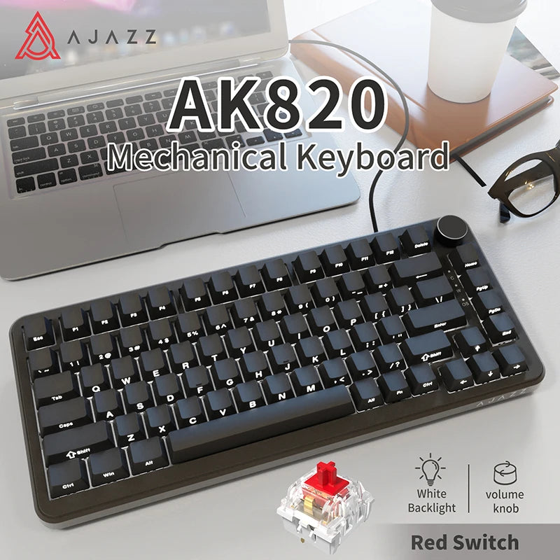 AJAZZ AK820 - Mechanische Tastatur, 75% Layout