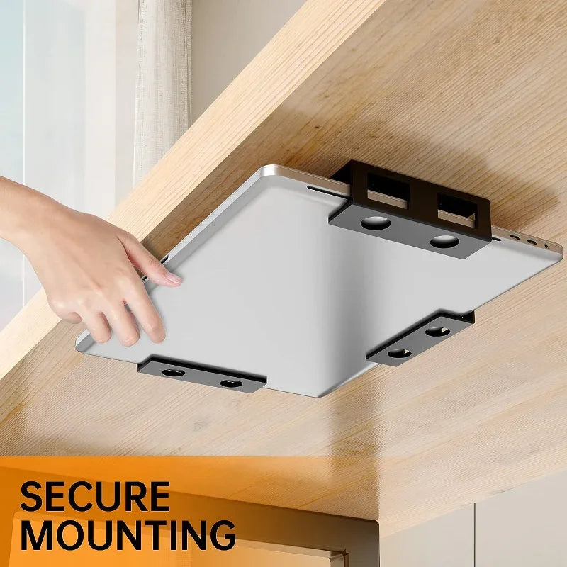 Soporte de portátil para debajo de la mesa