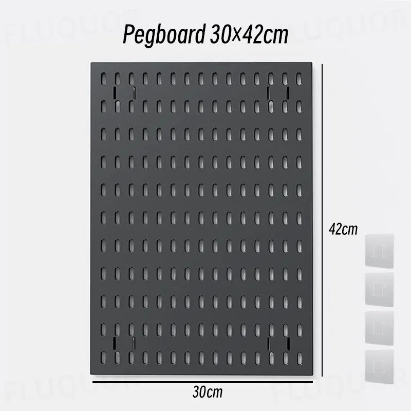 Tablero perforado para sala de juegos, muy personalizable