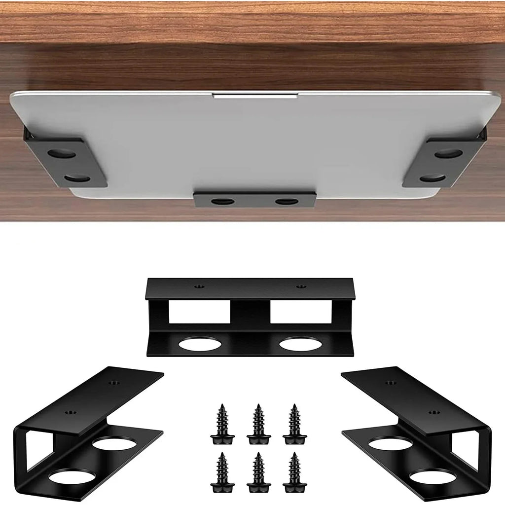 Laptop-Halterung für unter den Tisch