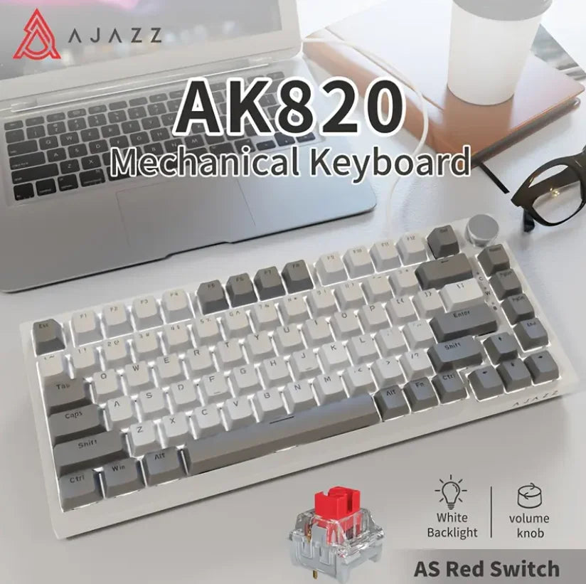 AJAZZ AK820 - Mechanische Tastatur, 75% Layout