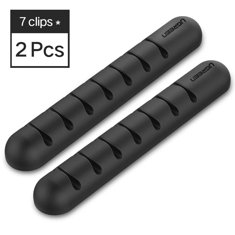 Pieza organizador de cables de escritorio, teclado, ratón, cargador..