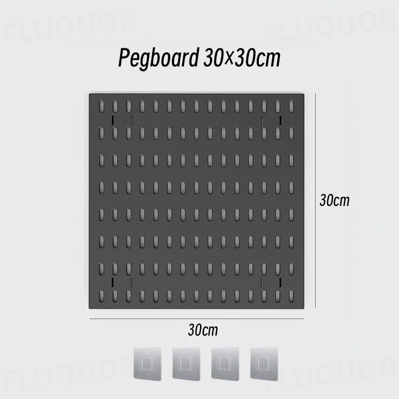 Tablero perforado para sala de juegos, muy personalizable