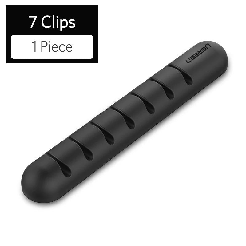 Pieza organizador de cables de escritorio, teclado, ratón, cargador..
