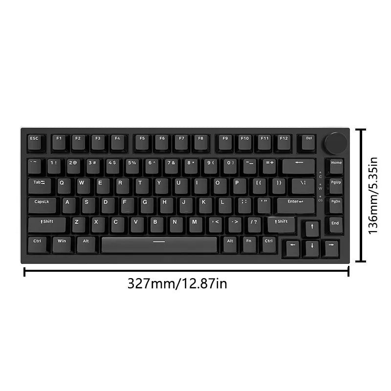 AJAZZ AK820 - Mechanische Tastatur, 75% Layout