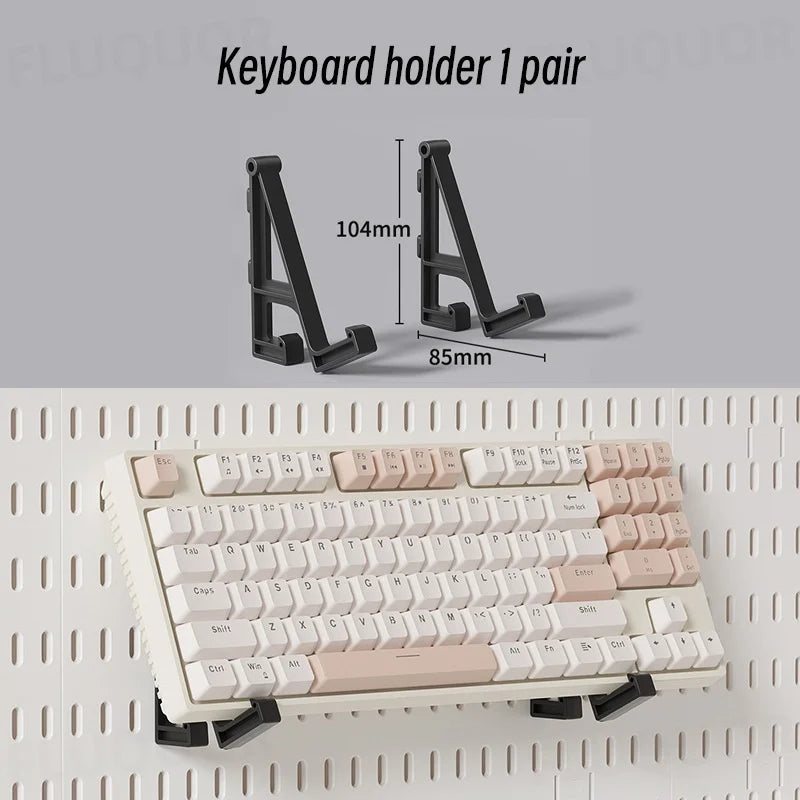 Tablero perforado para sala de juegos, muy personalizable