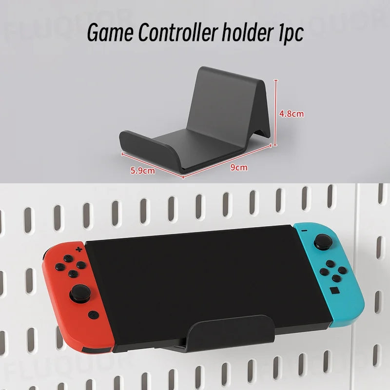 Tablero perforado para sala de juegos, muy personalizable