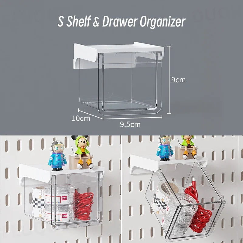 Tablero perforado para sala de juegos, muy personalizable